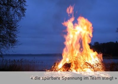 Teamevent für Spannung